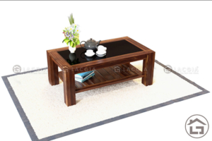 Trang trí bàn trà gỗ