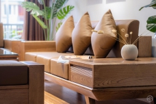 Sofa gỗ đẹp hiện đại SF07 cho phòng khách chung cư