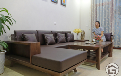 Sofa gỗ đẹp, giá rẻ tại tại Hà Nội