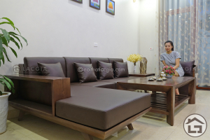 Sofa gỗ đẹp, giá rẻ tại tại Hà Nội