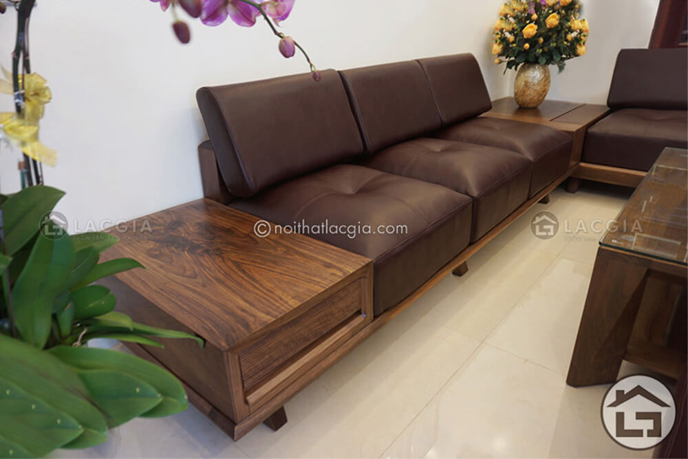 sofa go cao cap 2 - Lựa chọn màu sắc trong thiết kế nội thất phù hợp với phong thủy