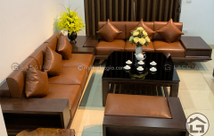 Sofa gỗ hiện đại cho chung cư đẹp