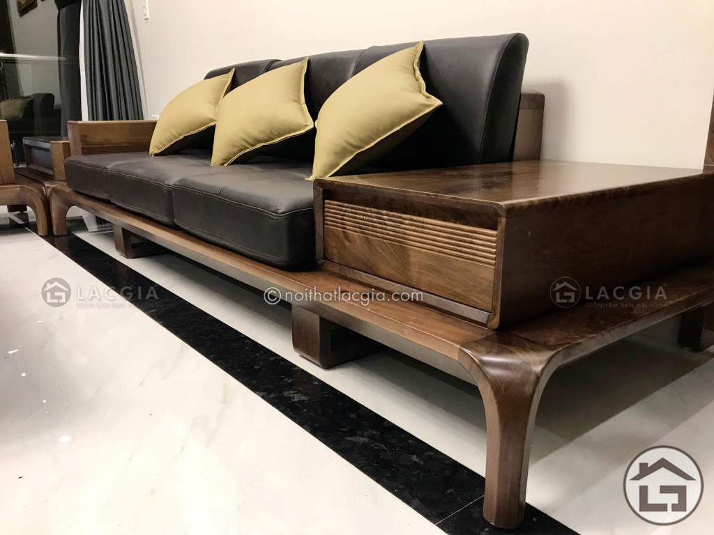 sofa go cao cap hien dai 1024x768 - Ưu nhược điểm của đồ gỗ khi thiết kế nội thất