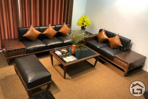 Sofa gỗ đẹp, giá tốt tại Hà Nội