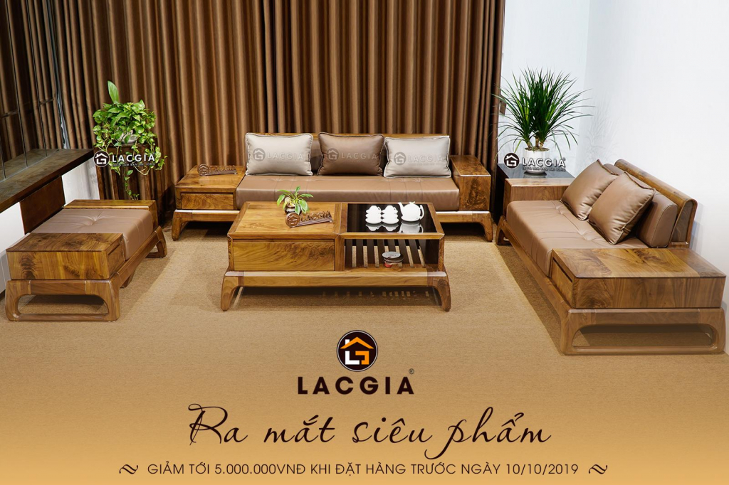 Ra mắt siêu phẩm Sofa gỗ SF28