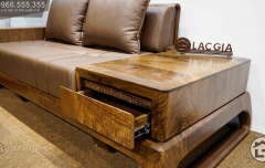 Sofa gỗ óc chó SF28