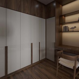 Tủ quần áo gỗ hiện đại TA14