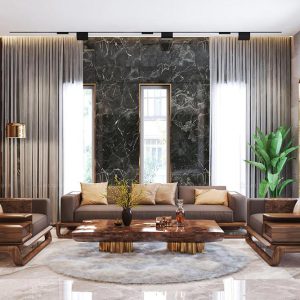 Sofa gỗ Hera cao cấp sang trọng