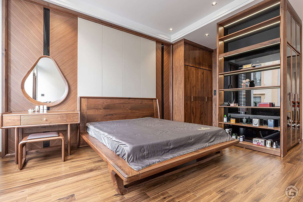 thi cong noi that nha pho hai phong anh lan 2 - Top mẫu nội thất phòng ngủ gỗ tự nhiên đẹp, cuốn hút 2022