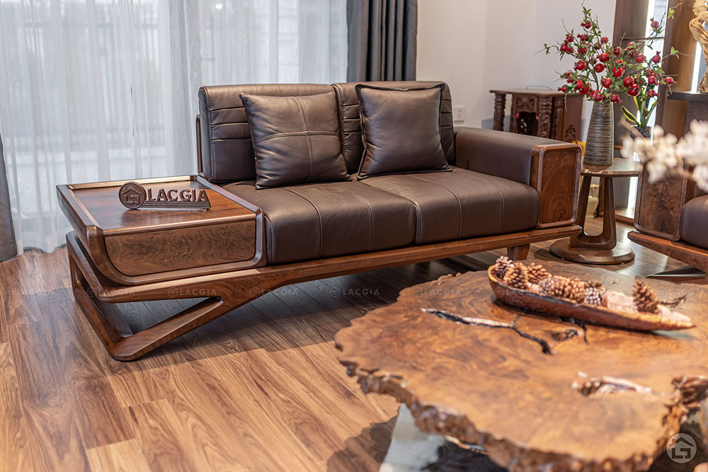 alma sofa 3 - TOP 9 mẫu sofa gỗ óc chó tại Hà Nội “đắt khách” nhất