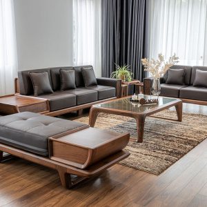 Lita – Sofa gỗ hiện đại biểu tượng của sự may mắn