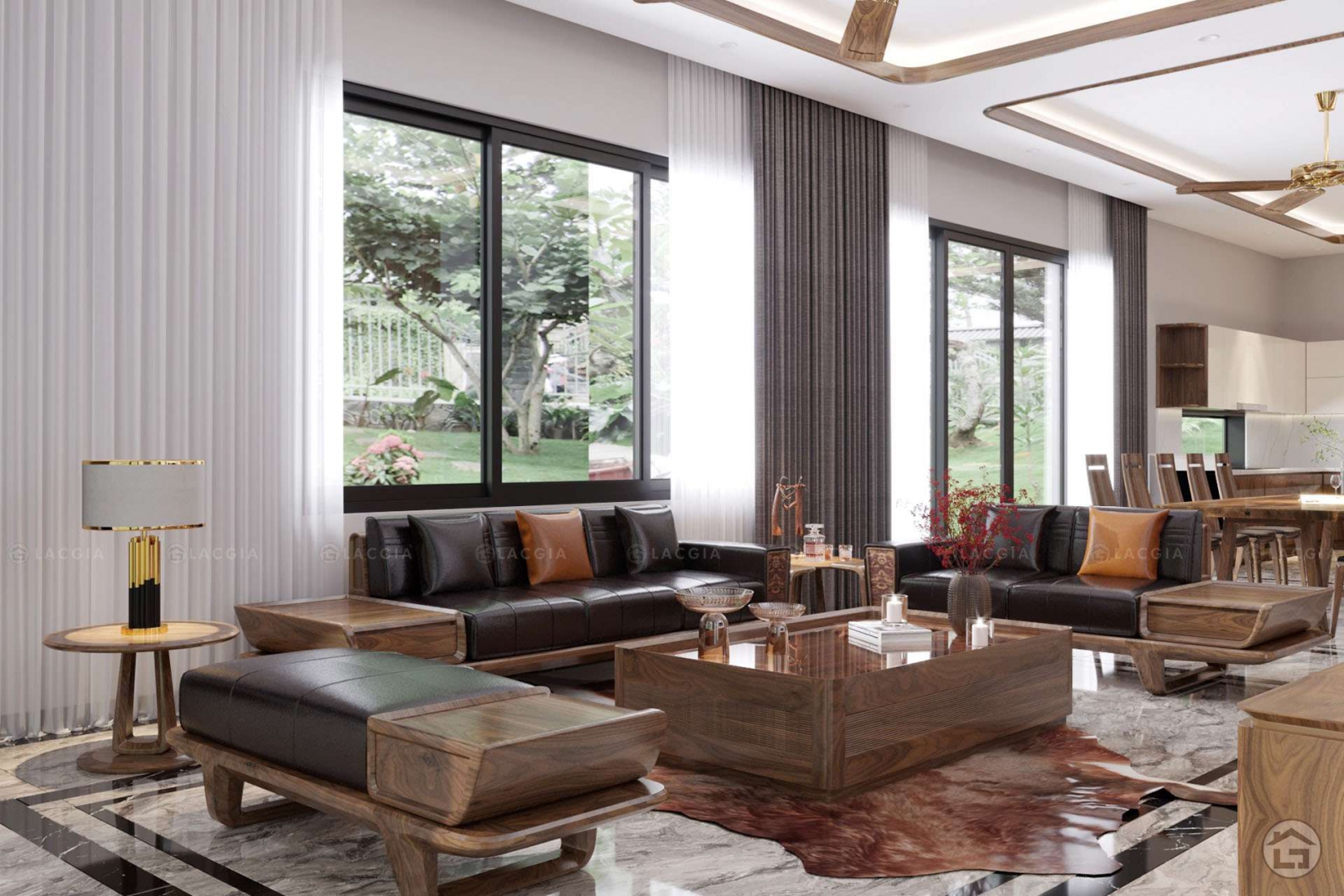 Thiết kế nội thất nhà phố sang trọng Anh Thắng - Hà Nam