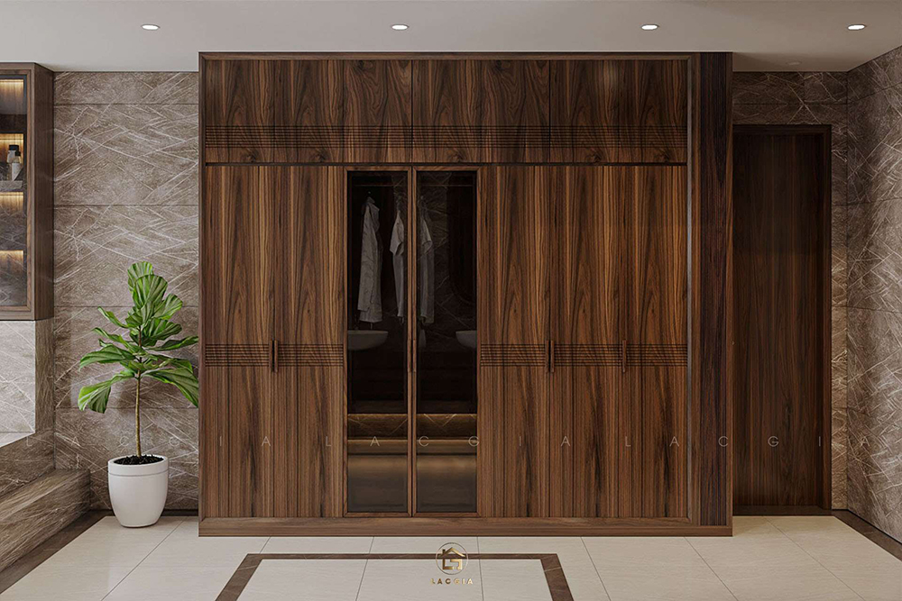 thiet ke noi that go oc cho biet thu lao cai chi toan 25 - Thiết kế nội thất gỗ óc chó biệt thự Lào Cai - Chị Toan