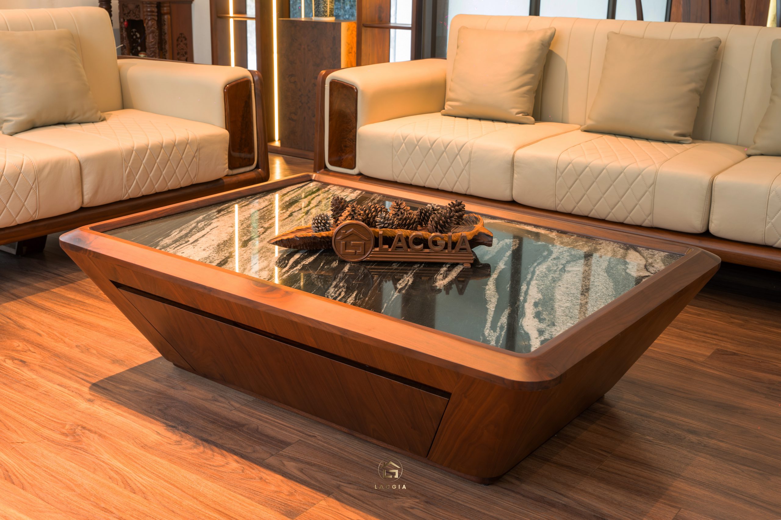 Sofa gỗ óc chó SERA - Ảnh 8